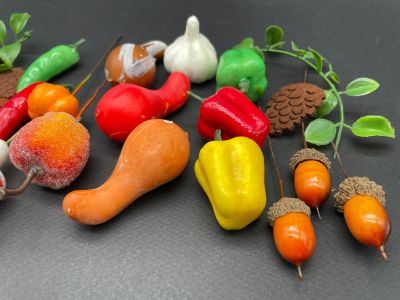 Set Mini Legume si Fructe de Toamna (2-10 cm)