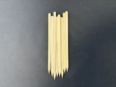 Bete bambus plate si ascutite 24 cm - set/10buc