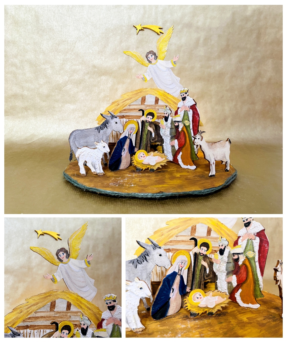 Figurine din Lemn pentru Pictat: Decoratiuni Creative de Craciun Figurine din Lemn pentru Pictat: Decoratiuni Creative de Craciun