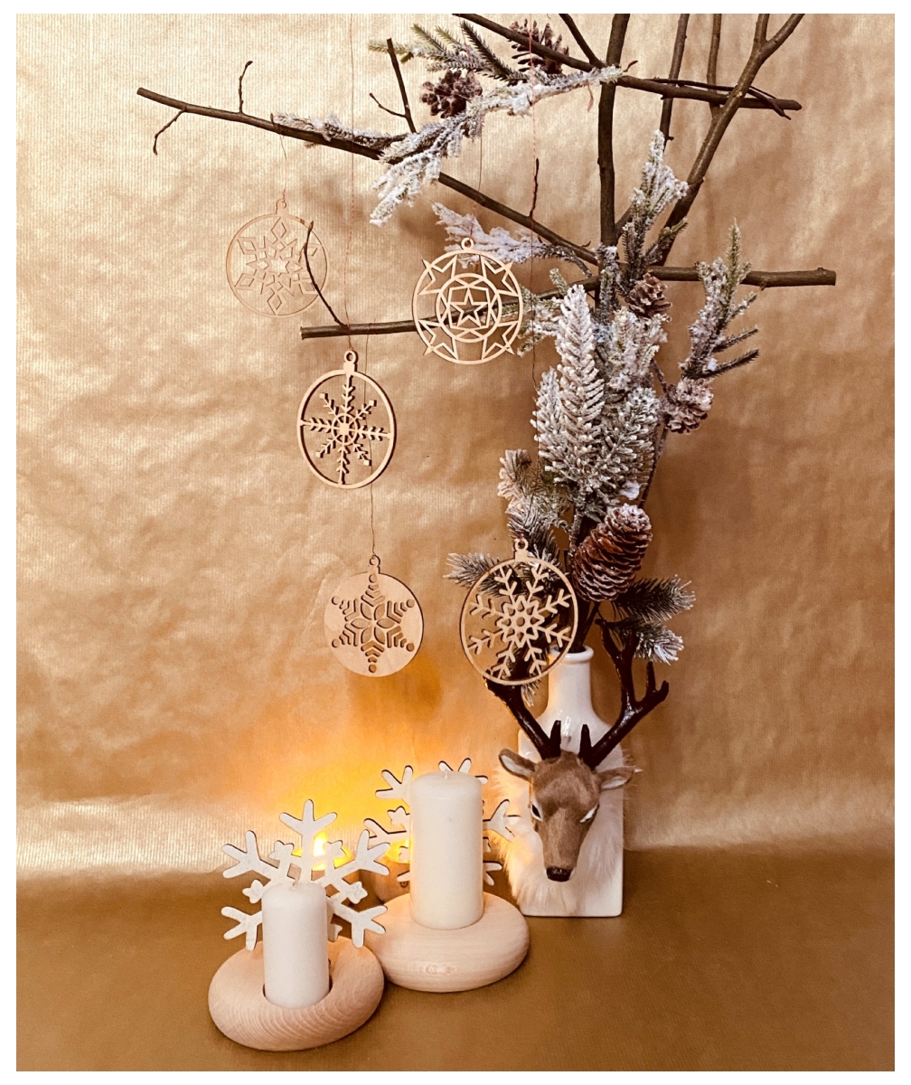 Figurine din Lemn pentru Pictat: Decoratiuni Creative de Craciun Figurine din Lemn pentru Pictat: Decoratiuni Creative de Craciun