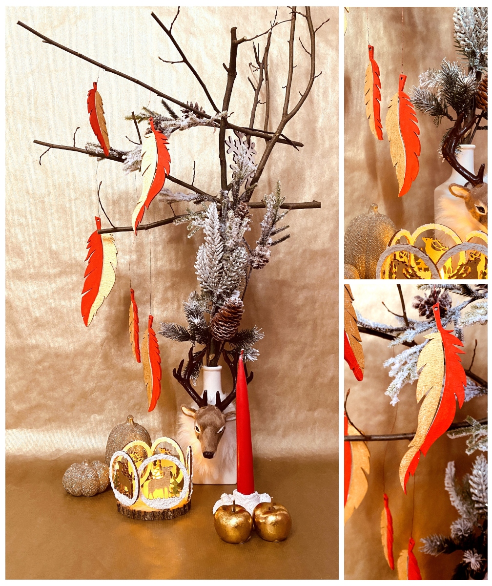 Figurine din Lemn pentru Pictat: Decoratiuni Creative de Craciun Figurine din Lemn pentru Pictat: Decoratiuni Creative de Craciun
