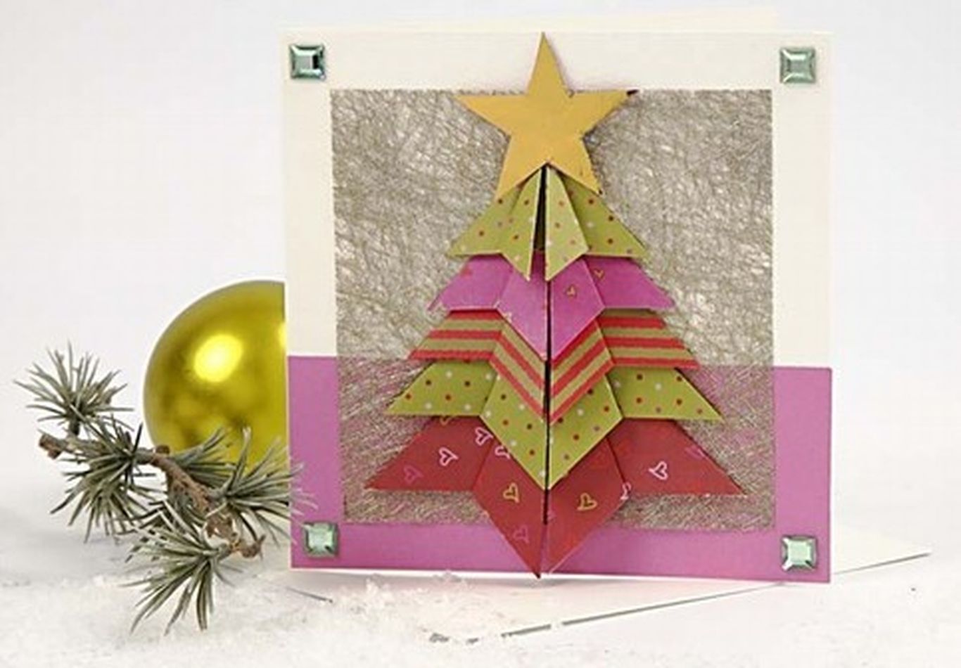 Felicitare handmade de craciun Felicitare handmade de craciun