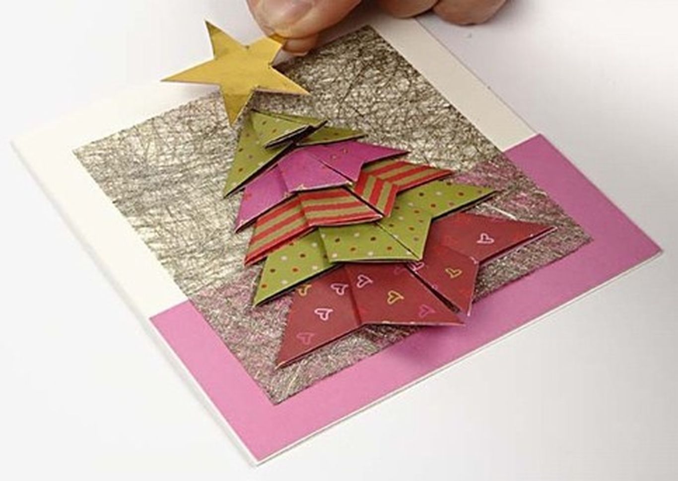 Felicitare handmade de craciun Felicitare handmade de craciun
