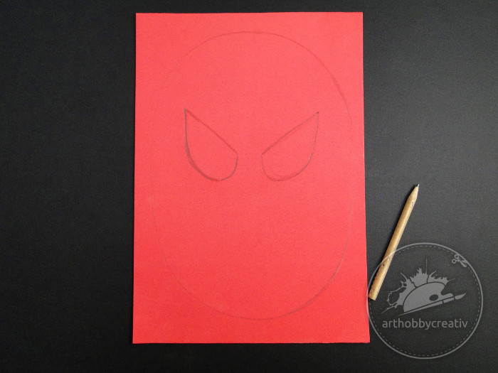 Masca Spider-Man din foaie cauciucata