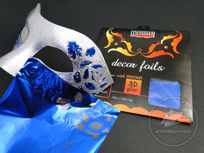 Masca de carnaval cu efect de gheata Masca de carnaval cu efect de gheata