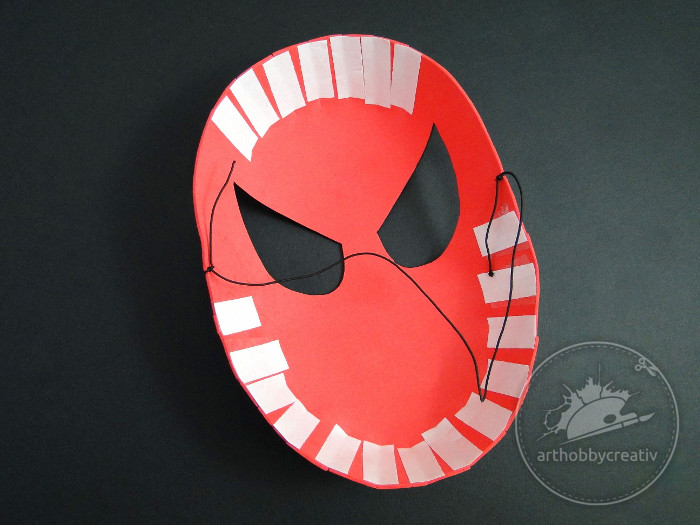 Masca Spider-Man din foaie cauciucata Masca Spider-Man din foaie cauciucata
