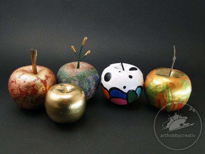 Mere decorate cu diferite tehnici