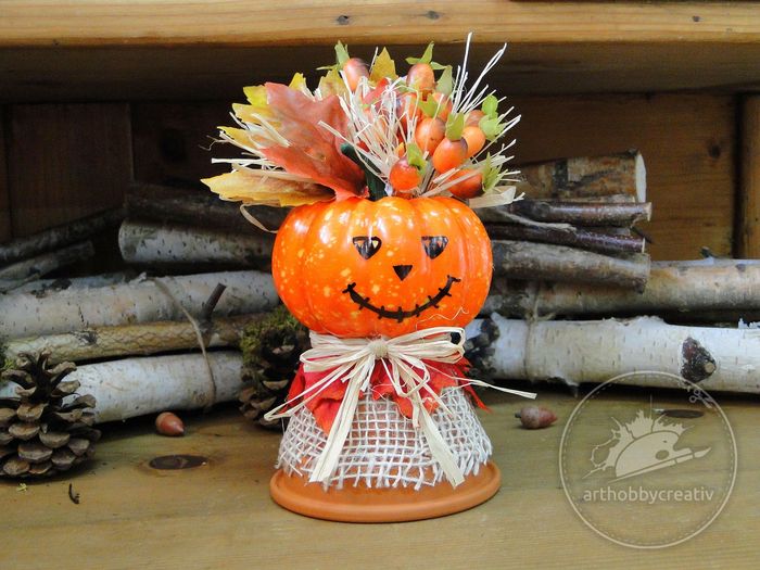 Decor toamna cu dovleac
