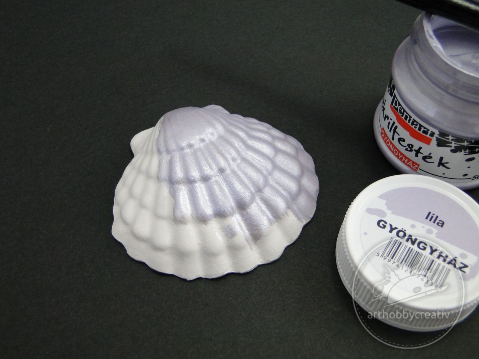 Experiment cu paste cerate si vopsele sidefate